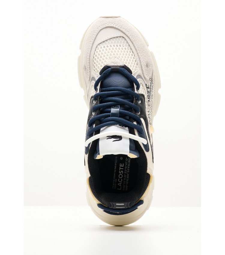 Γυναικεία Παπούτσια Casual L003.Sfa Άσπρο Δέρμα Καστόρι Lacoste Γυναικεία Παπούτσια Casual L003.Sfa Άσπρο Δέρμα Καστόρι Lacoste