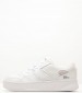 Women Casual Shoes L005.222 White ECOleather Lacoste