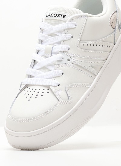Γυναικεία Παπούτσια Casual L005.222 Άσπρο Δέρμα Lacoste