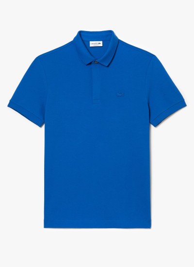 Ανδρικές Μπλούζες Paris.N Μπλε Βαμβάκι Lacoste