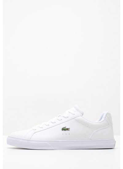 Women Casual Shoes Pro.Lerond White ECOleather Lacoste