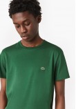 Men T-Shirts TH6709 Green Cotton Lacoste
