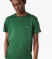 Ανδρικές Μπλούζες TH6709 Πράσινο Βαμβάκι Lacoste