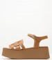 Women Platforms Low 88T8 Tabba Leather Frau