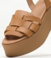 Women Platforms Low 88T8 Tabba Leather Frau