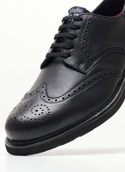 Men Shoes 16403.D Black Leather Callaghan