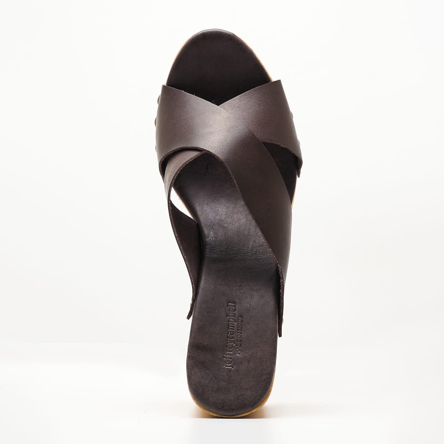 Women Mules Eulalia.Platforms Brown Leather Jeffrey Campbell Women Mules Eulalia.Platforms Brown Leather Jeffrey Campbell