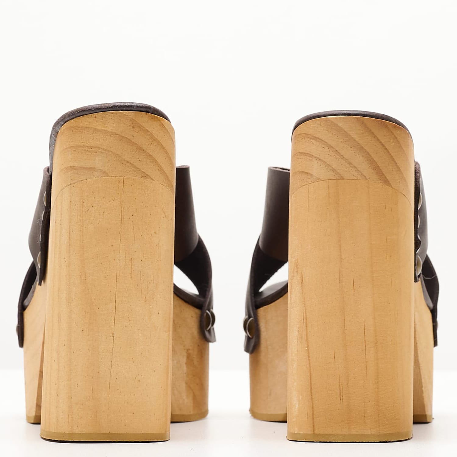Women Mules Eulalia.Platforms Brown Leather Jeffrey Campbell Women Mules Eulalia.Platforms Brown Leather Jeffrey Campbell
