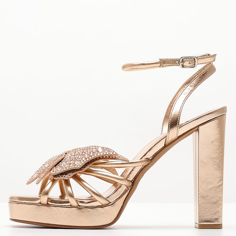 Γυναικεία Πέδιλα Fantasies Μπρονζέ ECOleather Jeffrey Campbell