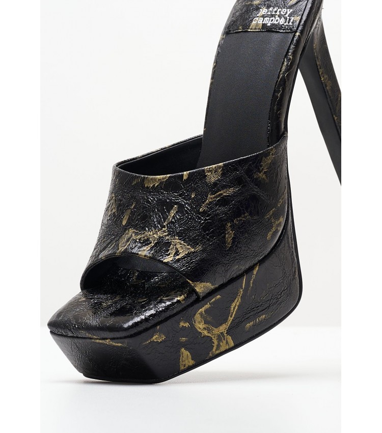 Women Mules Go.Glam Black ECOleather Jeffrey Campbell