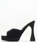 Women Mules Hollywood Black Fabric Jeffrey Campbell