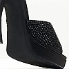 Γυναικεία Mules Hollywood Μαύρο Ύφασμα Jeffrey Campbell Γυναικεία Mules Hollywood Μαύρο Ύφασμα Jeffrey Campbell