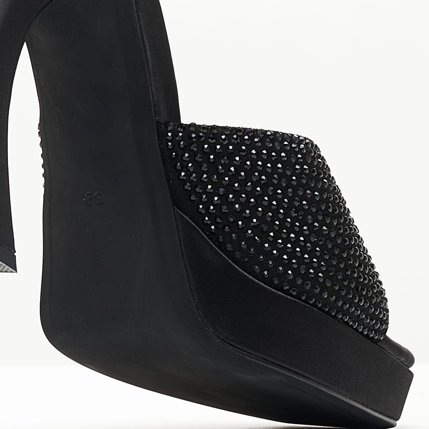 Γυναικεία Mules Hollywood Μαύρο Ύφασμα Jeffrey Campbell Γυναικεία Mules Hollywood Μαύρο Ύφασμα Jeffrey Campbell