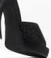 Women Mules Hollywood Black Fabric Jeffrey Campbell