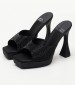 Women Mules Hollywood Black Fabric Jeffrey Campbell