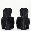 Γυναικεία Mules Hollywood Μαύρο Ύφασμα Jeffrey Campbell Γυναικεία Mules Hollywood Μαύρο Ύφασμα Jeffrey Campbell