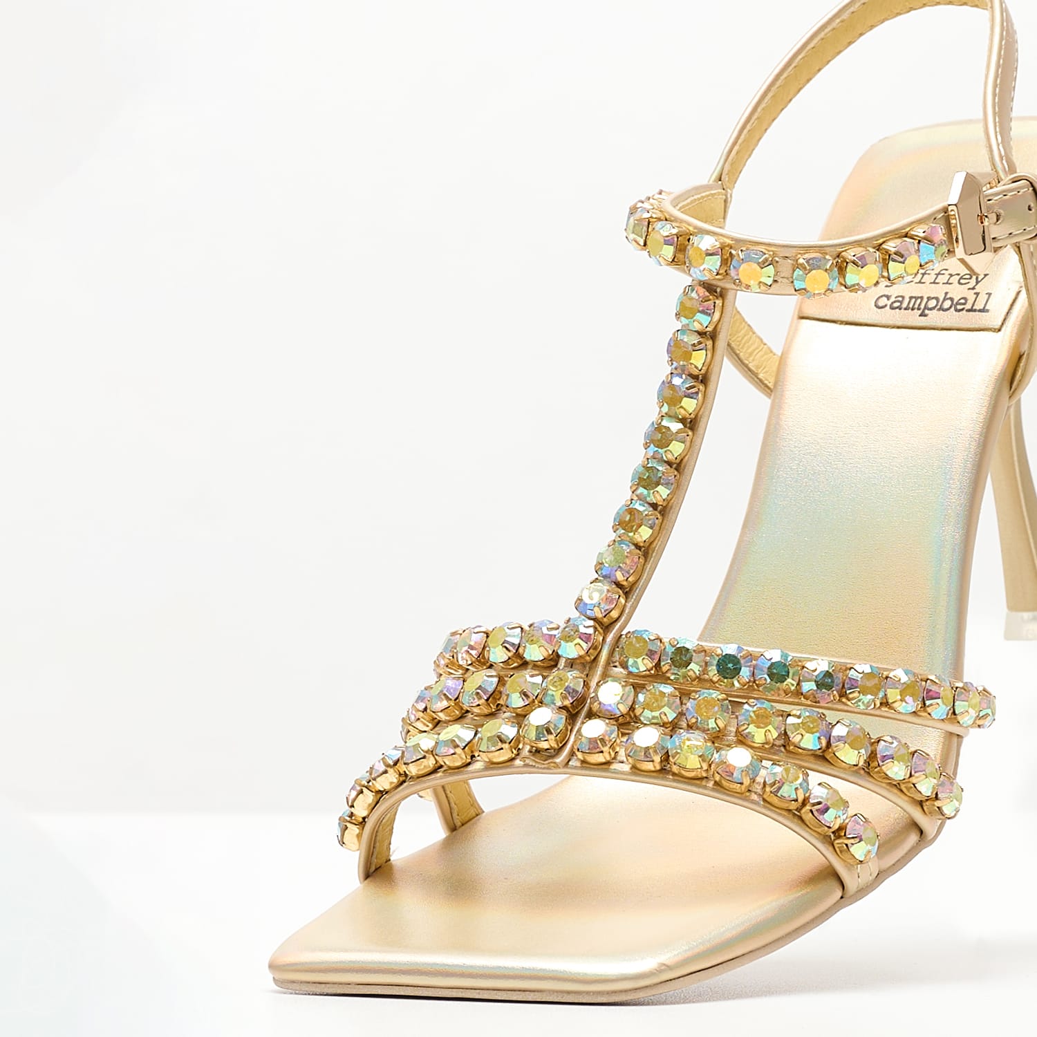 Γυναικεία Πέδιλα Jwl.T Χρυσό Δέρμα Jeffrey Campbell
