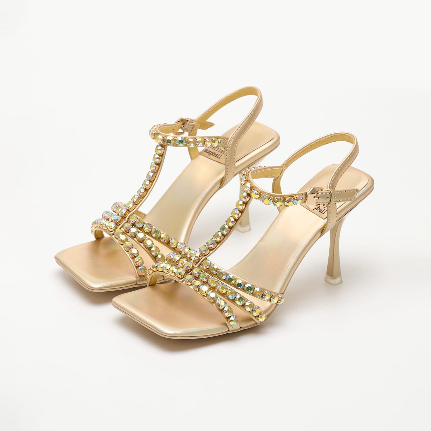 Γυναικεία Πέδιλα Jwl.T Χρυσό Δέρμα Jeffrey Campbell Γυναικεία Πέδιλα Jwl.T Χρυσό Δέρμα Jeffrey Campbell