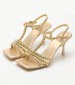 Women Sandals Jwl.T Gold Leather Jeffrey Campbell