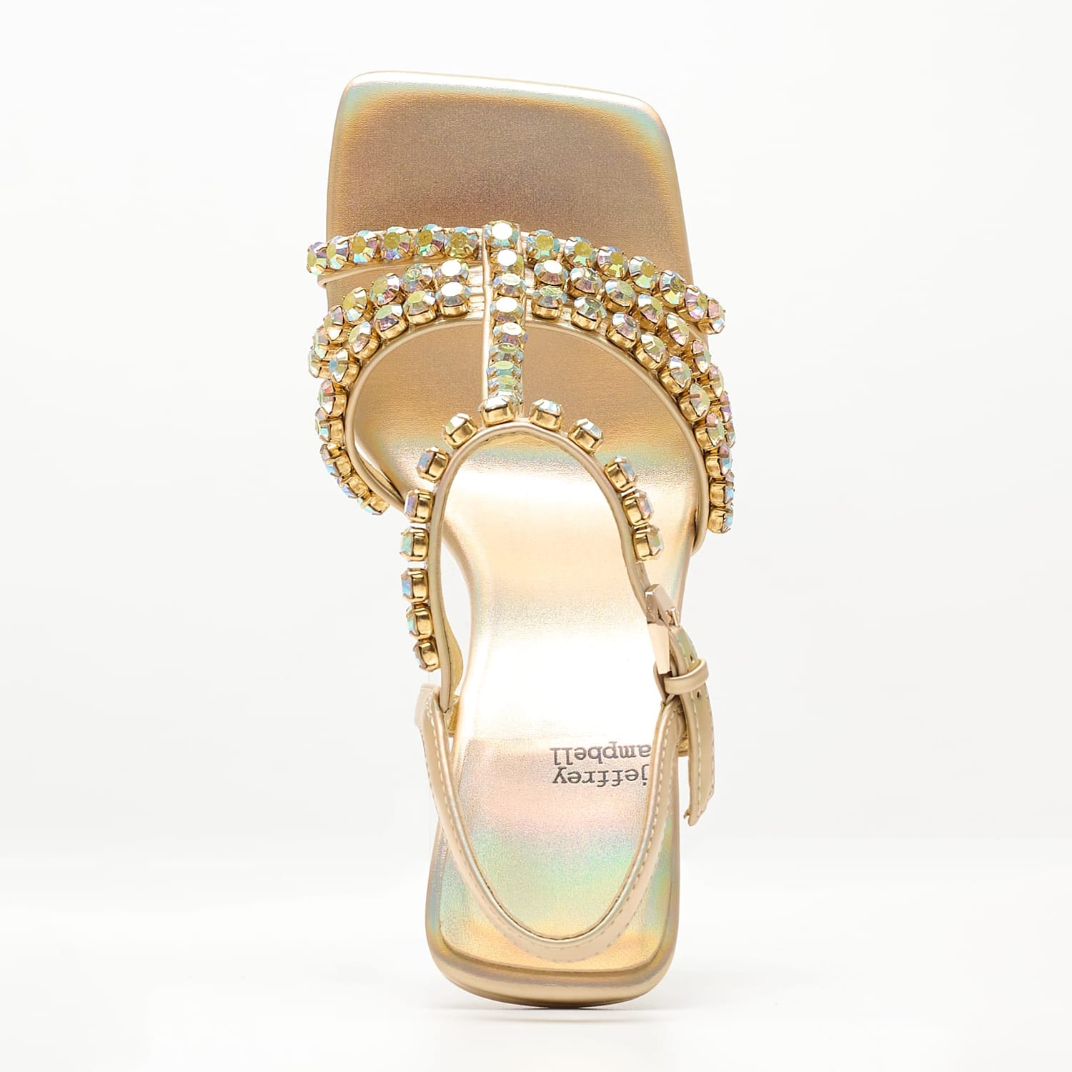 Γυναικεία Πέδιλα Jwl.T Χρυσό Δέρμα Jeffrey Campbell Γυναικεία Πέδιλα Jwl.T Χρυσό Δέρμα Jeffrey Campbell