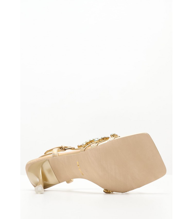 Women Sandals Jwl.T Gold Leather Jeffrey Campbell