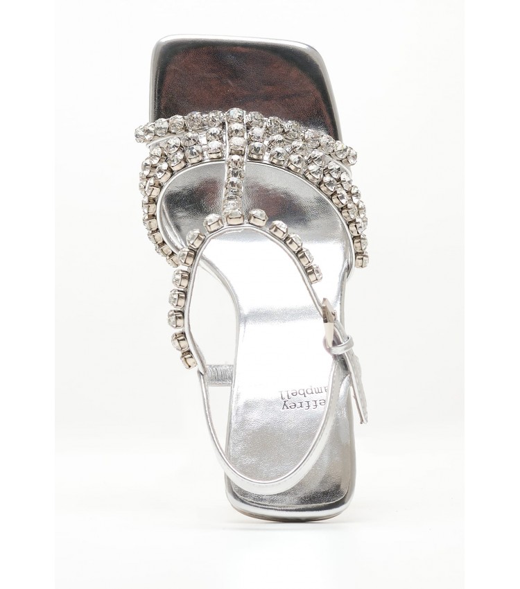 Women Sandals Jwl.T Silver Leather Jeffrey Campbell