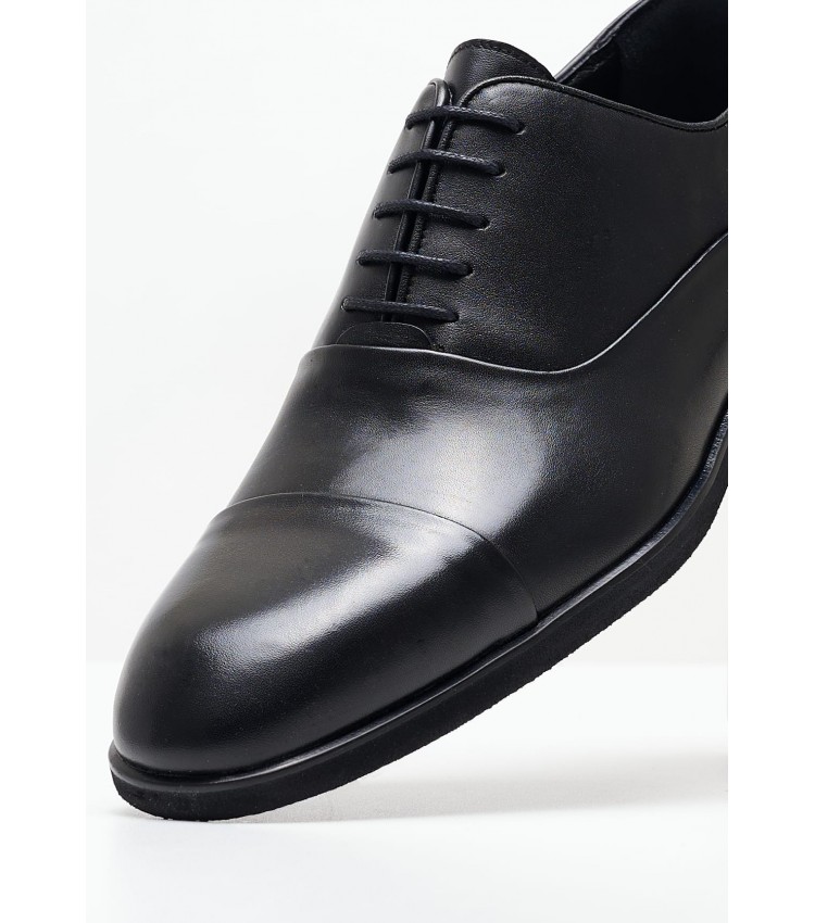 Men Shoes 2310 Black Leather Philippe Lang