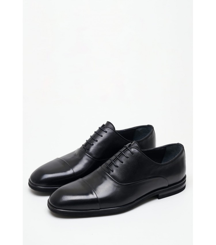 Men Shoes 2310 Black Leather Philippe Lang