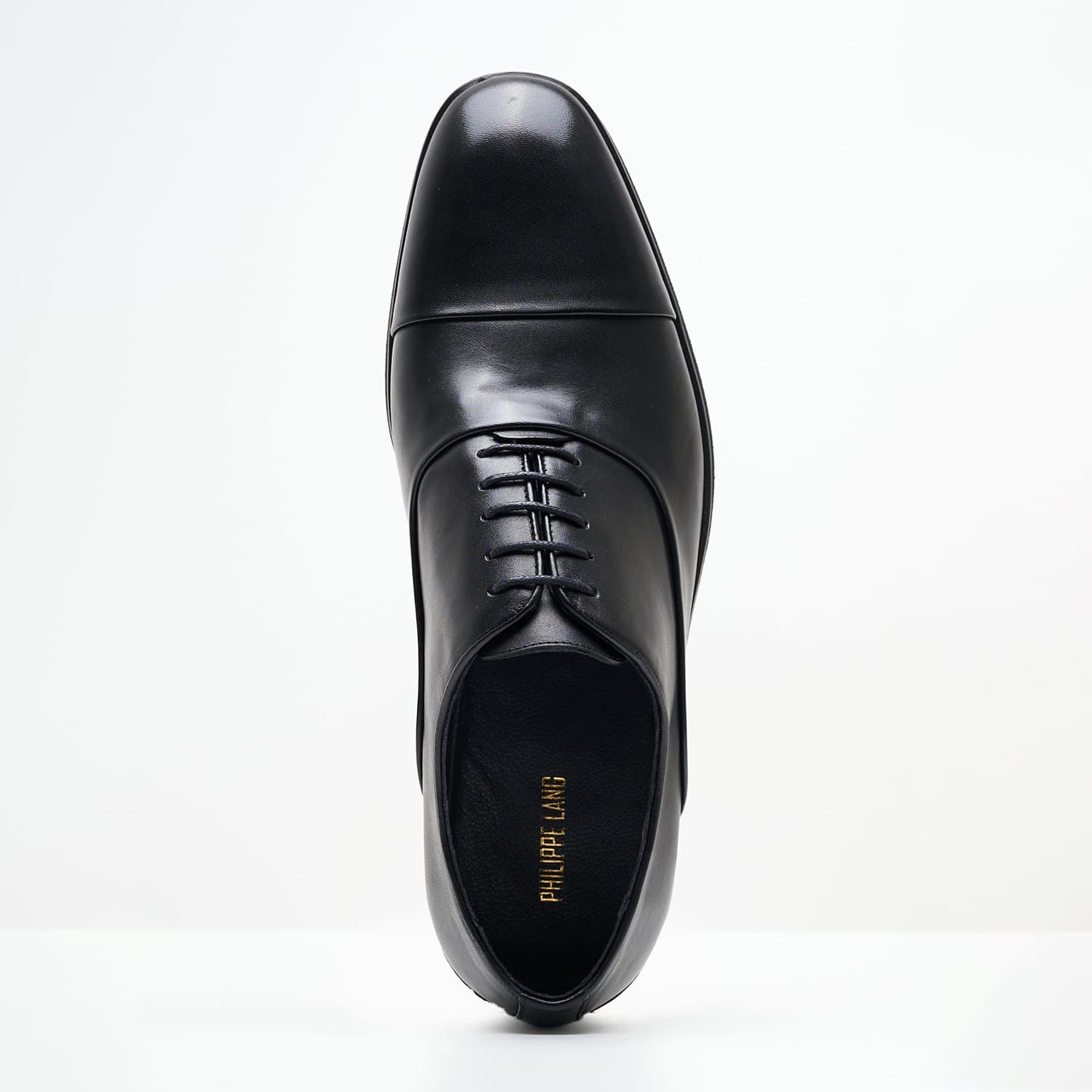 Men Shoes 2310 Black Leather Philippe Lang Men Shoes 2310 Black Leather Philippe Lang