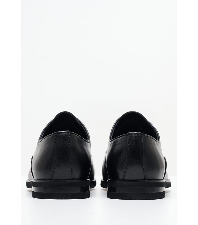 Ανδρικά Παπούτσια Δετά 2310 Μαύρο Δέρμα Philippe Lang