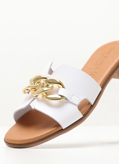 Γυναικεία Flats 3075 Μαύρο Δέρμα Eva Frutos