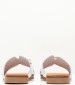 Women Flats 3054 White Leather Eva Frutos