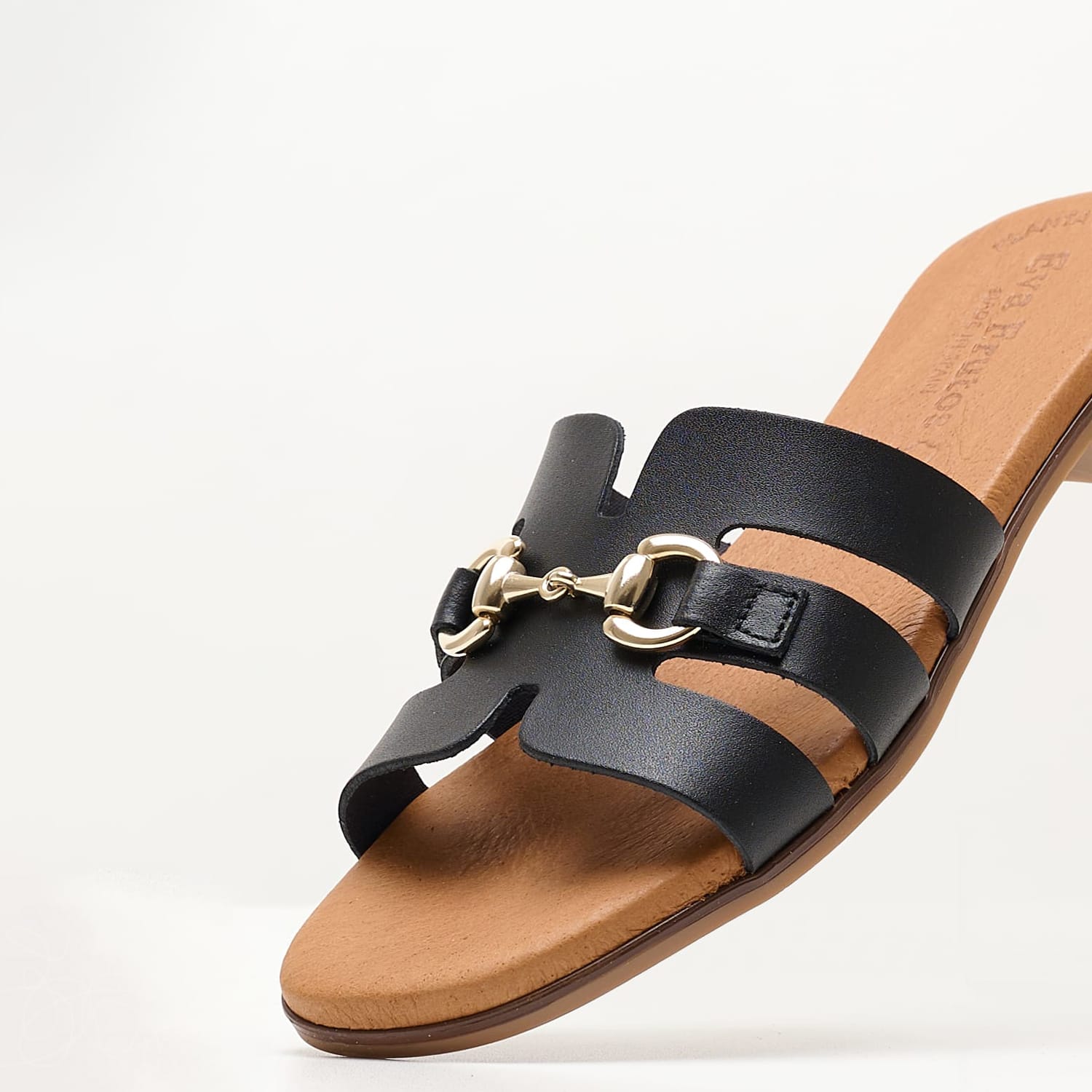 Γυναικεία Flats 3075 Μαύρο Δέρμα Eva Frutos Γυναικεία Flats 3075 Μαύρο Δέρμα Eva Frutos