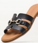 Γυναικεία Flats 3075 Μαύρο Δέρμα Eva Frutos