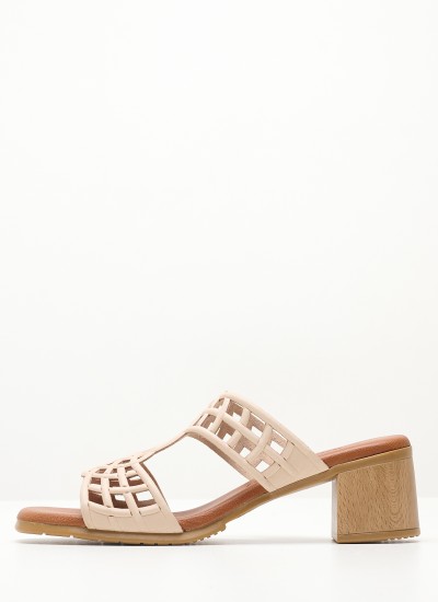 Γυναικεία Flats 3075 Μαύρο Δέρμα Eva Frutos