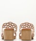 Women Mules 3456 Beige Leather Eva Frutos