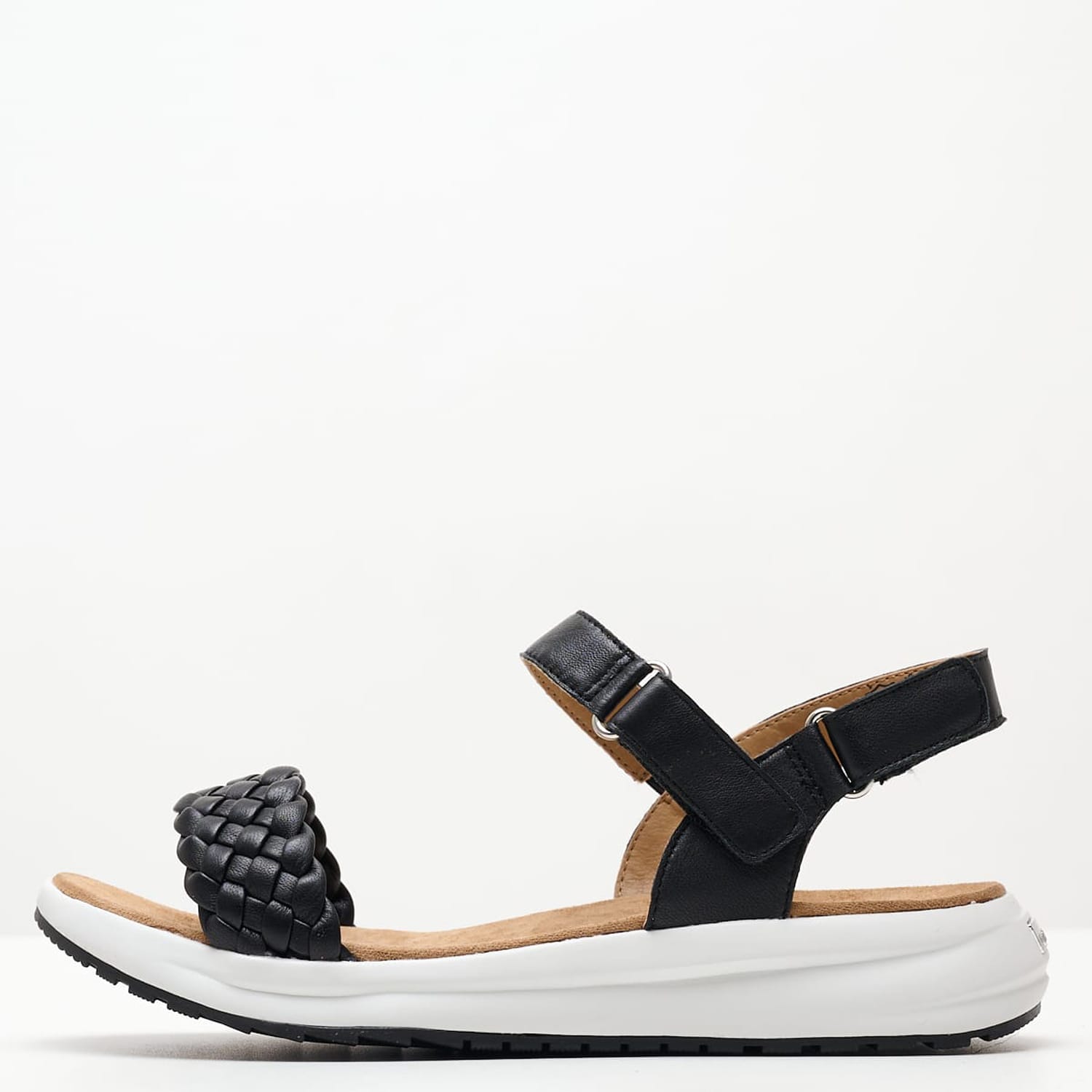Γυναικεία Flats 28717 Μαύρο Δέρμα Caprice