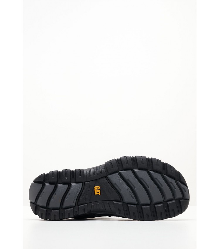 Men Flip Flops & Sandals Giles Black Leather Caterpillar