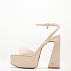 Women Sandals Boulevard Beige Leather Windsor Smith Women Sandals Boulevard Beige Leather Windsor Smith