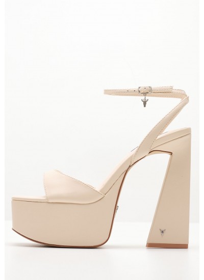 Γυναικεία Flats Salto.Baixo Μπεζ 'Υφασμα Schutz