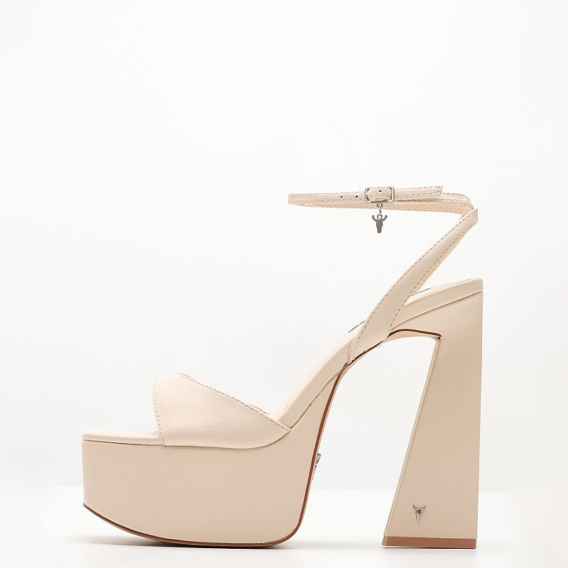 Women Sandals Boulevard Beige Leather Windsor Smith