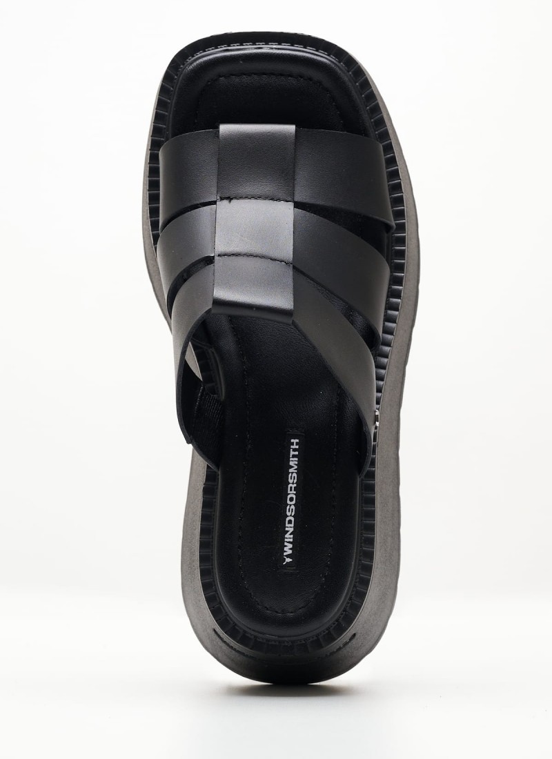 Icon black leather windsor smith discount
