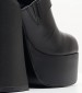 Women Mules Checkz Black Leather Windsor Smith
