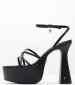 Women Sandals Heartbreak.Le Black Leather Windsor Smith