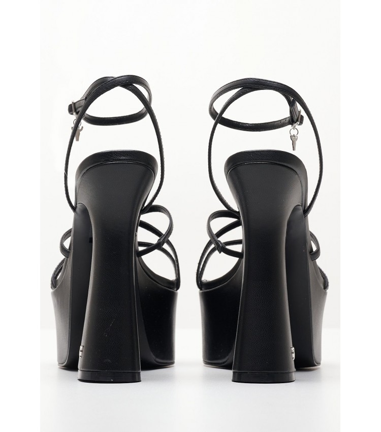 Women Sandals Heartbreak.Le Black Leather Windsor Smith