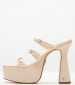 Women Sandals Highness.Pat Beige Leather Windsor Smith