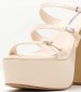 Women Sandals Highness.Pat Beige Leather Windsor Smith