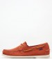 Men Sailing shoes Port.Fleshout Orange Buckskin Sebago