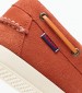 Men Sailing shoes Port.Fleshout Orange Buckskin Sebago