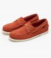 Men Sailing shoes Port.Fleshout Orange Buckskin Sebago